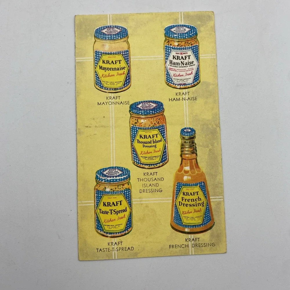 Vintage‎ Advertisement Recipe Booklet Sunday Night Successes Kraft Kitchen Fresh